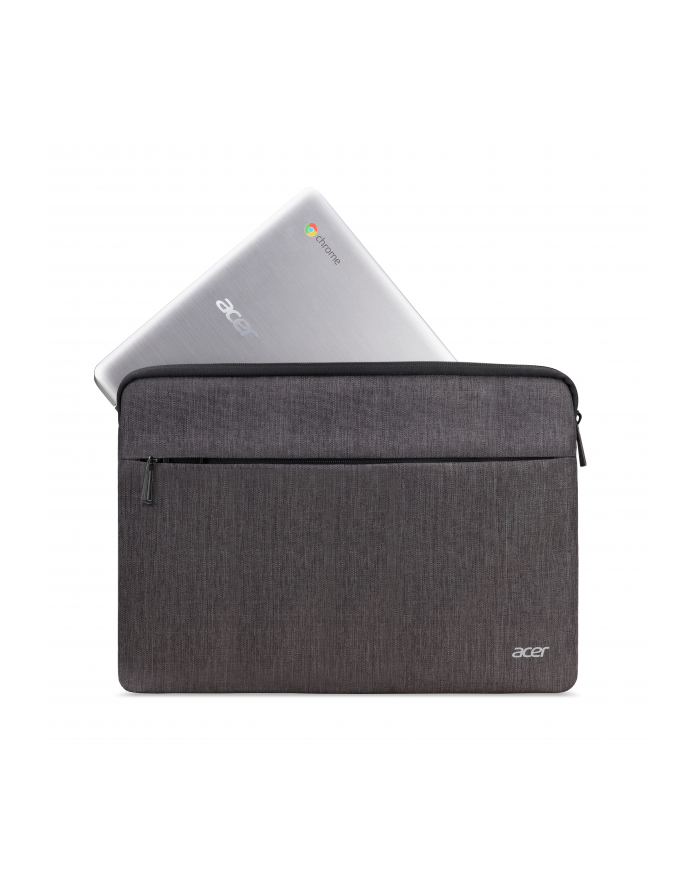 ACER PROTECTIVE SLEEVE DUAL TONE DARK GRAY WITH FRONT POCKET FOR 14'' główny