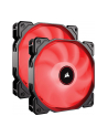 Corsair wentylator AF140 LED High Airflow Fan 140mm, low noise, dual, red - nr 12