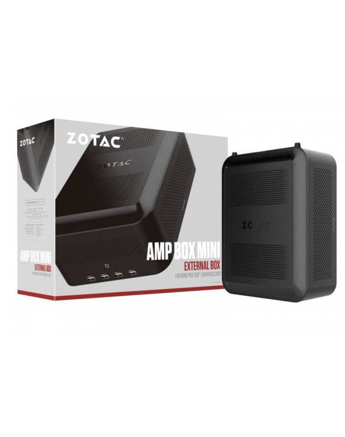 ZOTAC AMP BOX Mini, Thunderbolt 3 port, 4 x USB 3.0 port główny