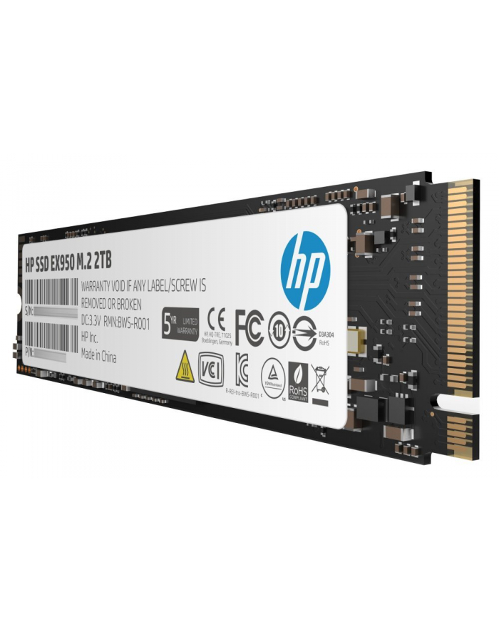 HP Dysk SSD EX950 2TB, M.2 PCIe Gen3 x4 NVMe, 3500/2900 MB/s, IOPS 410/380K główny