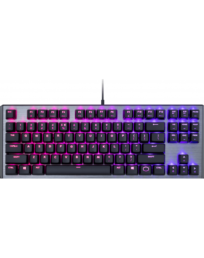 cooler master europe b.v. Cooler Master klawiatura MASTERKEYS CK 530 RGB Gateron MX Czerwone główny