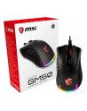 MSI Clutch GM50 Mysz gamingowa (PMW-3330 optical sensor, Omron, RGB) - nr 22