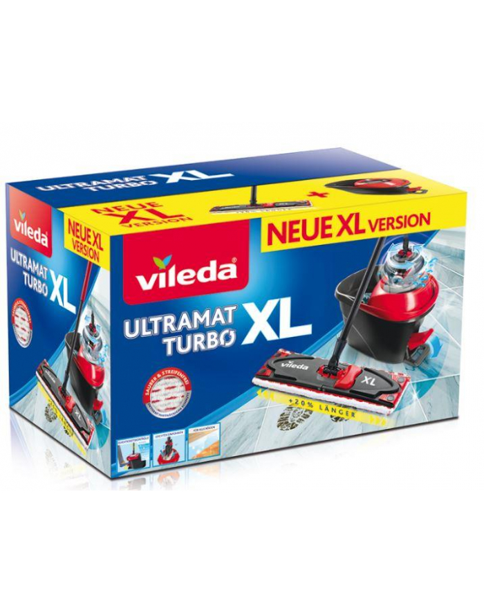 Mop Vileda Ultramat Turbo XL | zestaw mop + wiadro z wyciskaczem główny