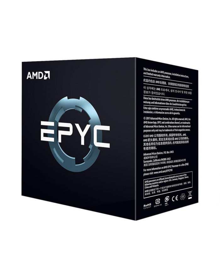 AMD EPYC (Thirty-two-Core) Model 7551P, Socket SP3, 3.0GHz, 64MB, 180W, BOX główny