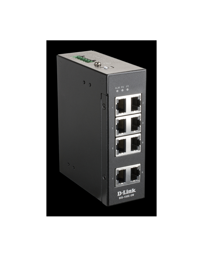 D-Link 8 Port Unmanaged Switch with 8 x 10/100 BaseT(X) ports główny