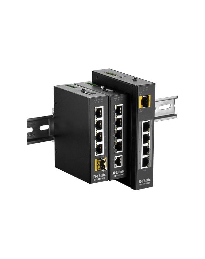 D-Link 5 Port Unmanaged Switch 4 x 10/100/1000Base (4 PoE) & 1 x 100/1000BaseSFP główny