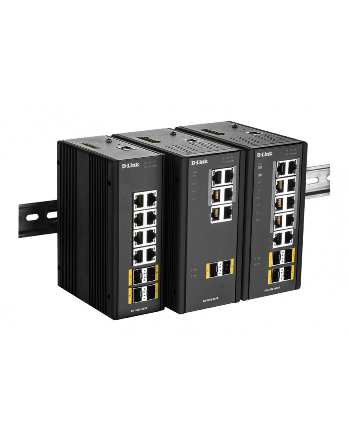 D-Link 12 Port L2 Managed Switch Switch 8 x 10/100/1000BaseT(X) & 4 x SFP główny