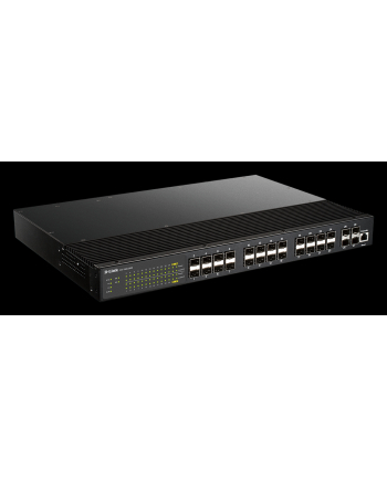 D-Link Gigabit Managed Layer 2+, 24 Ports SFP & 4 Port 10G SFP , Dual DC input