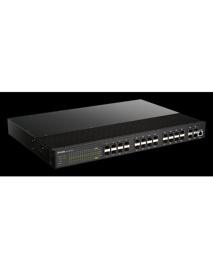 D-Link Gigabit Managed Layer 2+, 24 Ports SFP & 4 Port 10G SFP , Dual DC input główny