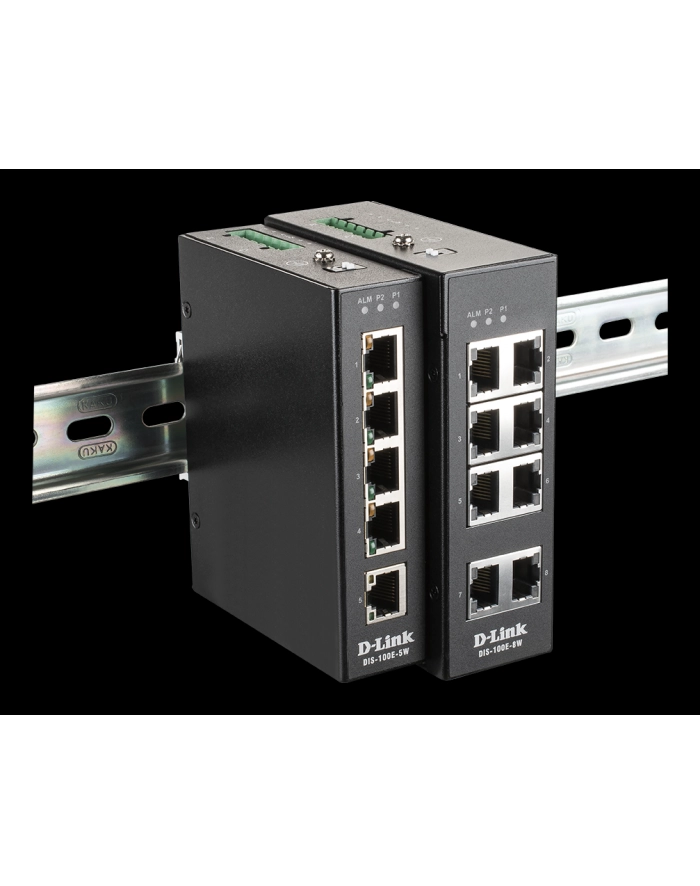 D-Link 5 Port Unmanaged Switch with 5 x 10/100 BaseT(X) ports główny
