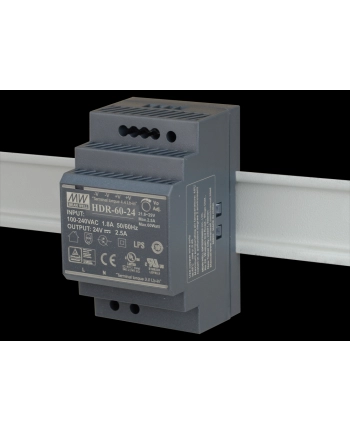 D-Link 60W Ultra slim design with 52.5mm (3SU) width Power Supply