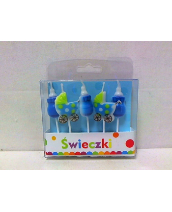 godan Świeczki Pikery Blue Baby 5szt. PF-SPBB5