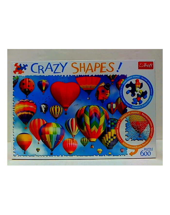 trefl Puzzle 600 Crazy Shapes KOLOROWE BALONY 11112. główny