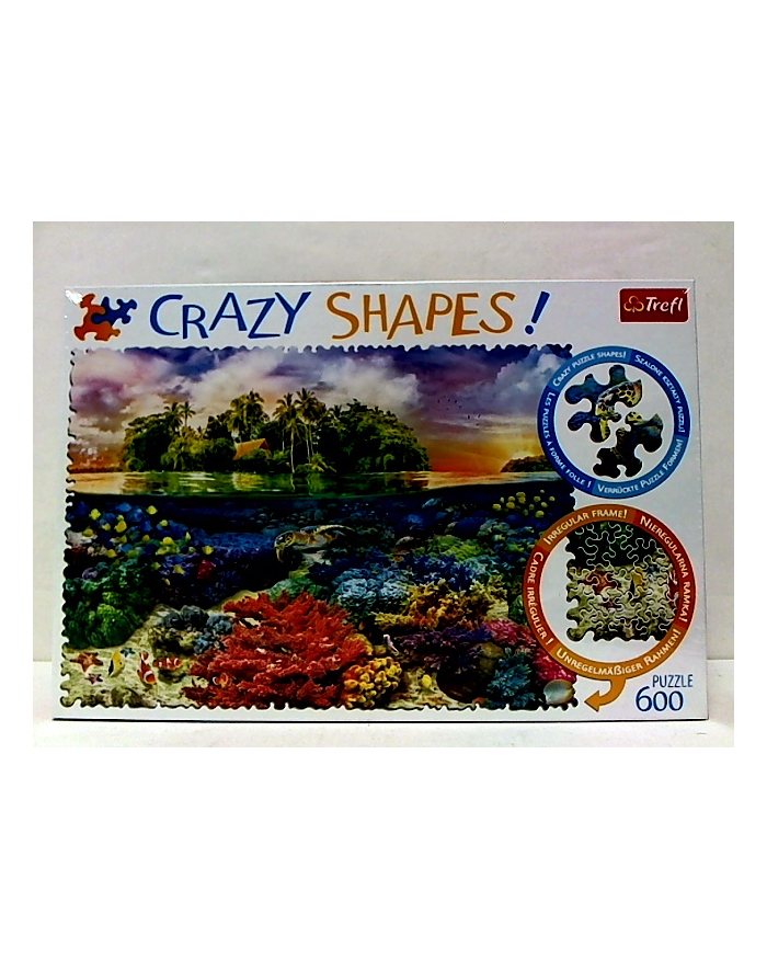 trefl Puzzle 600 Crazy Shapes TROPIKALNA WYSPA 11113. główny
