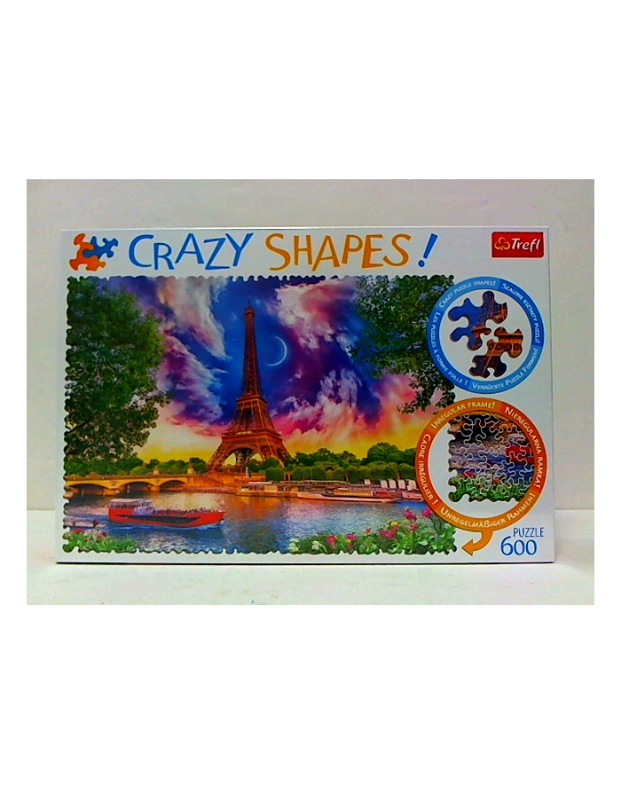 trefl Puzzle 600 Crazy Shapes NIEBO NAD PARYŻEM 11115. główny