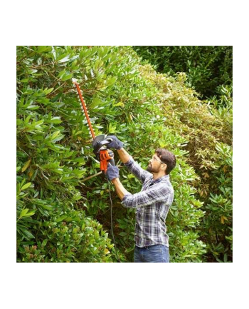 black+decker Black & Decker Przycinarka BEHTS451 - pomarańczowy / kolor: czarny