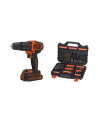 black+decker Black&Decker BDCHD18KB - kolor: czarny / pomarańczowy - case, 2x Li-Ion battery 1.5Ah - nr 1