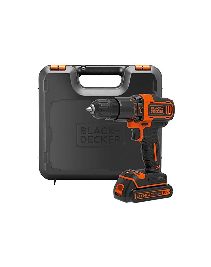 black+decker Black&Decker BDCHD18K - kolor: czarny / pomarańczowy - case, Li-ion battery 1.5Ah główny