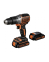 black+decker Black&Decker BL188KB - kolor: czarny / pomarańczowy - case, 2x Li-ion battery 1.5Ah - nr 4