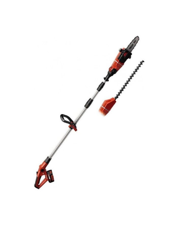 Zestaw Einhell GE-HC 18Li T - 18 V - czerwony - Akumulator Li-Ion 3.0Ah główny