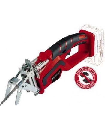 Einhell GE-GS 18 Li - Solo - kolor: czerwony / czarny - bez akumulatora i ładowarki