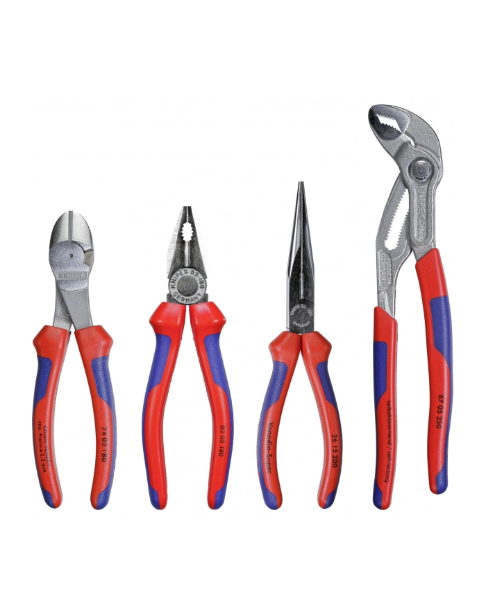 Knipex Basic Chrom 002001V17 - 4-parts set główny