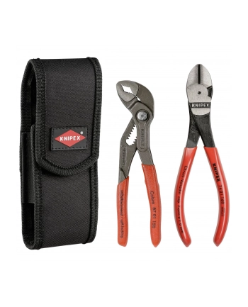 Knipex 002072V02 - czerwony / czarny, w etui, 2-części zestaw