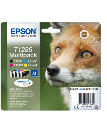 Tusz Epson T128 Multi Pack | Stylus S22/SX125/SX425W/BX305F