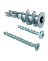 Fischer płyta gipsowo-kartonowa metalowa GKM - srebrny - 100 części - nr 12