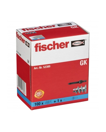 Wtyk do płyt gipsowo-kartonowych Fischer GK - 100 części