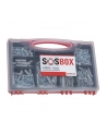 Fischer SOSBOX Kołek rozporowy S plus FU ze śrubami - jasnoszary - 360- części - nr 3