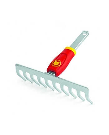 WOLF-Garten mały grabiak DS-M 19 - multi-star - srebrny / czerwony - 19 cm