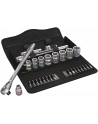 Wera Cyclops Metal Ratchet Set 8100 SB8 - 3/8 - Tool Set - kolor: czarny / srebrny - 29-piece - with reversible ratchet - nr 2