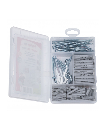 Fischer Meister-Box UX ze śrubami i hakami - kołki - 118- części