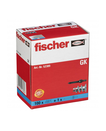 Wtyk do płyt gipsowo-kartonowych Fischer GK - 100 części