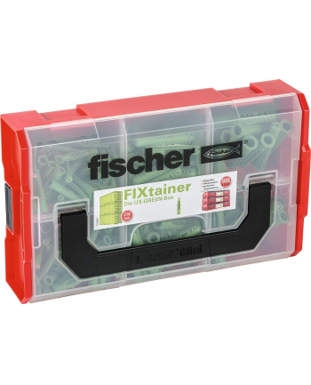 Fischer FIXtainer - UX zielony pojemnik - kołek - 210 części
