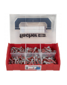 Fischer FIXtainer - DUOPOWER - kołek - jasnoszary / czerwony - 210 części - nr 6