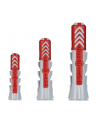 Fischer FIXtainer - DUOPOWER - kołek - jasnoszary / czerwony - 210 części - nr 7