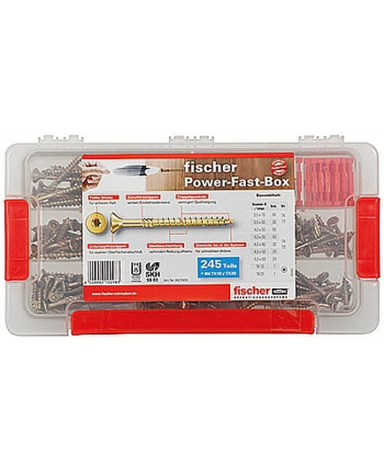Fischer Power-Fast Box - screw zestaw