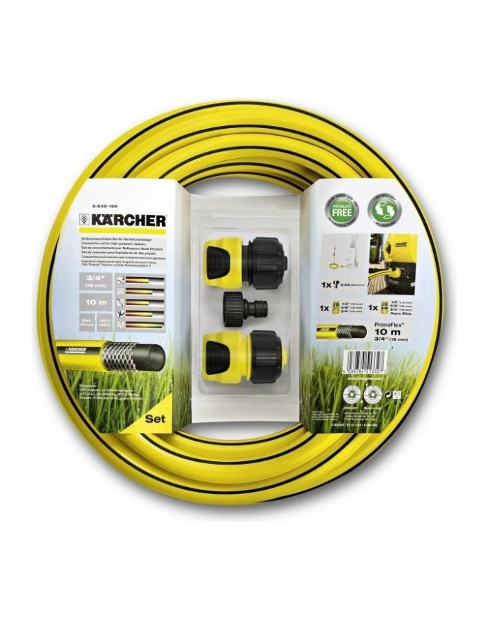 Kärcher Hose zestaw do myjki wysokociśnieniowej - żółty / kolor: czarny - 10m - 2.645-156.0 główny