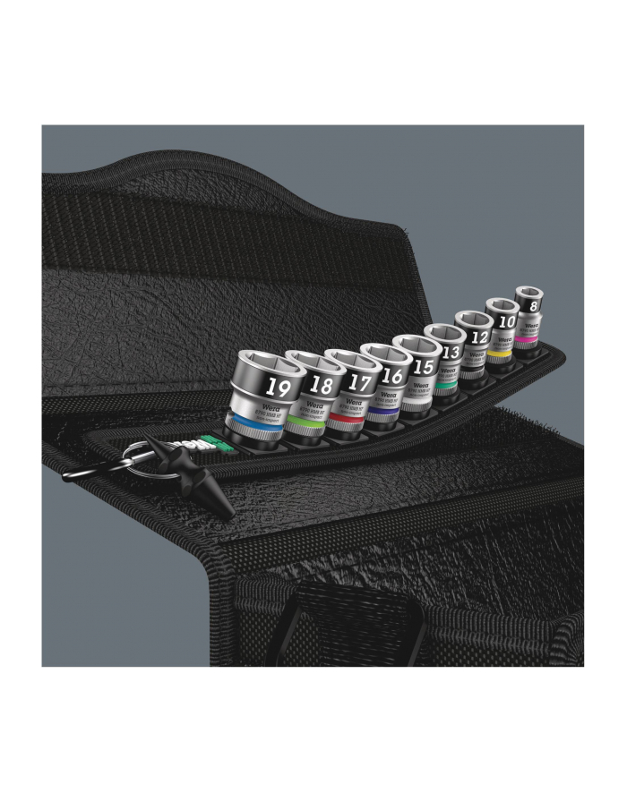 Wera Zyklop gniazdo zestaw Belt B1 - 3/8 - 10- części - gniazdo - wkładka główny