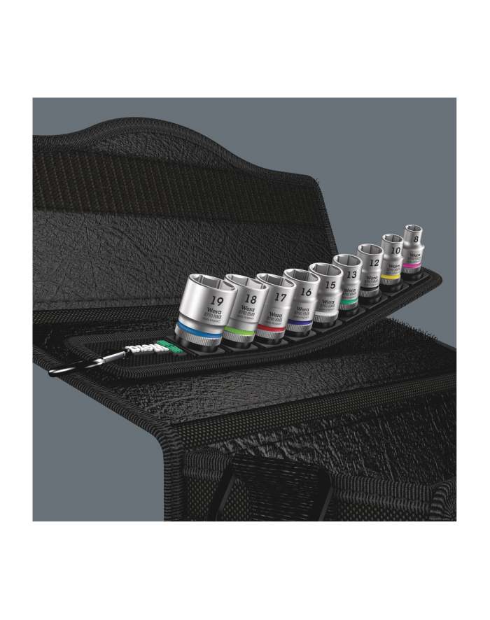 Wera Zyklop gniazdo zestaw Belt B4 - 3/8 - 9- części - gniazdo - wkładka główny