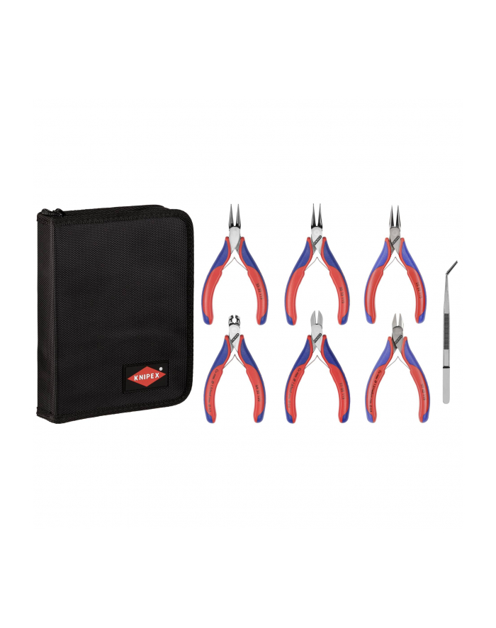 Knipex Elektroniczne Szczypce zestaw 002016 - 7 części główny