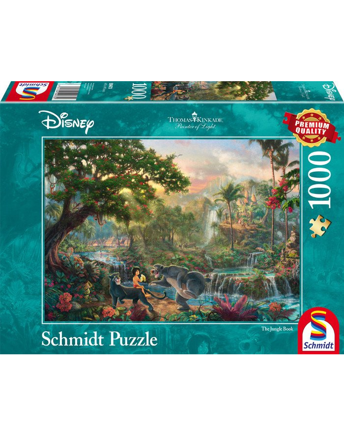 Schmidt Spiele Puzzle Thomas Kinkade: Disney Jungle Book 1000 Puzzle główny