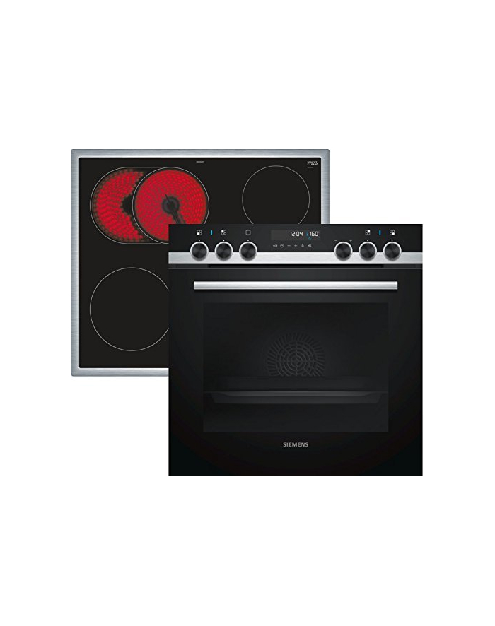 Siemens Stove PQ521KA00 A silver - HE578ABS0 + EA645GN17 główny