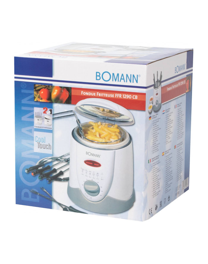 Bomann Fondue FFR 1290 CB - 840W - white/grey główny