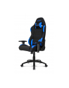 AKRacing Core EX - kolor: czarny - Fotel gamingowy/niebieski - nr 22