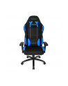 AKRacing Core EX - kolor: czarny - Fotel gamingowy/niebieski - nr 24