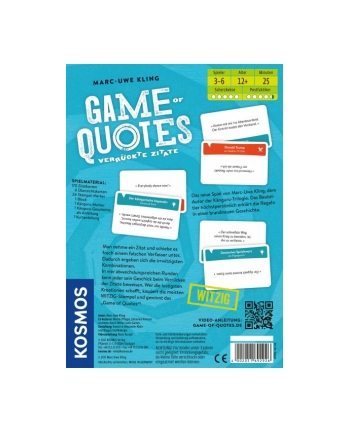 Kosmos Game of Quotes (Marc-Uwe Kling) - 692926