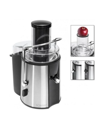 Bomann juicer AE 1917 CB - black-inox - 1000W